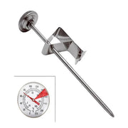 Milk Coffee Probe Thermometer Maker Temperature Jug Pan Clip Stainless Steel New V528-COFFEE-THERMOMETER-86162