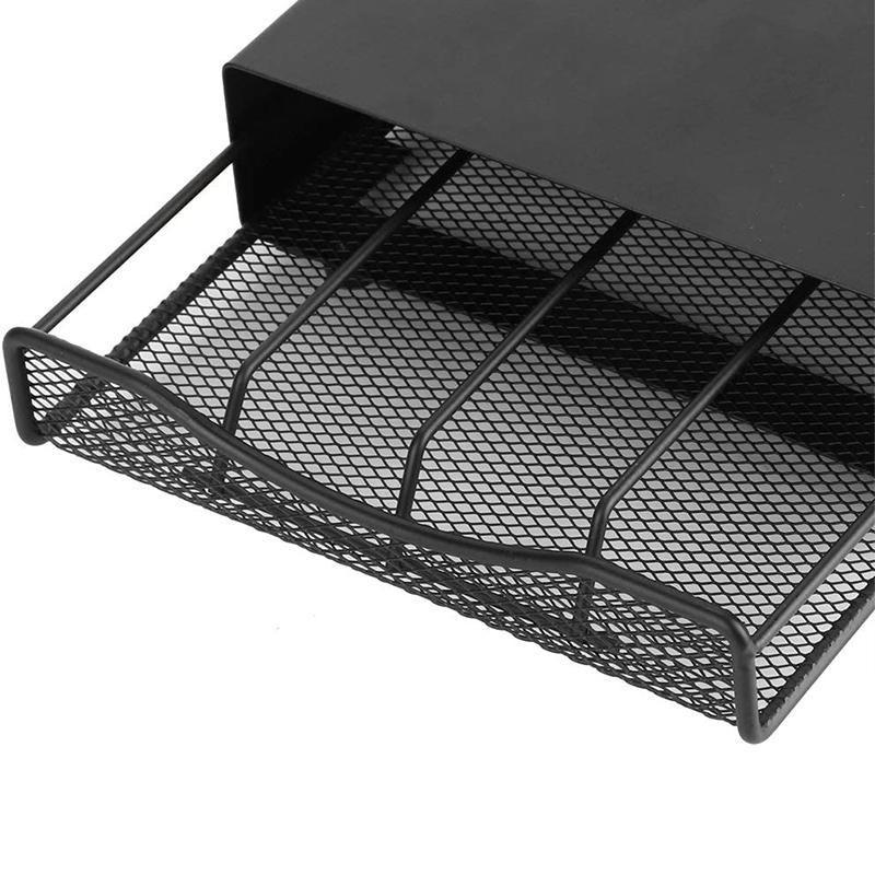 Coffee Pod Holder Drawer for Nespresso - 40 Capsules Storage Rack Stand V528-COFFEECAPSULEORGANIZER-626466