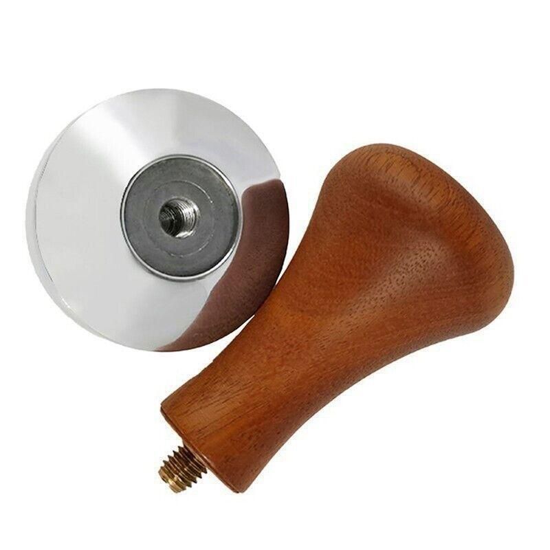 51mm Coffee Tamper Aluminum Alloy Base Wooden Handle for Espresso Machine V528-COFFEEGRINDER-51MM-78094