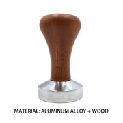 51mm Coffee Tamper Aluminum Alloy Base Wooden Handle for Espresso Machine V528-COFFEEGRINDER-51MM-78094