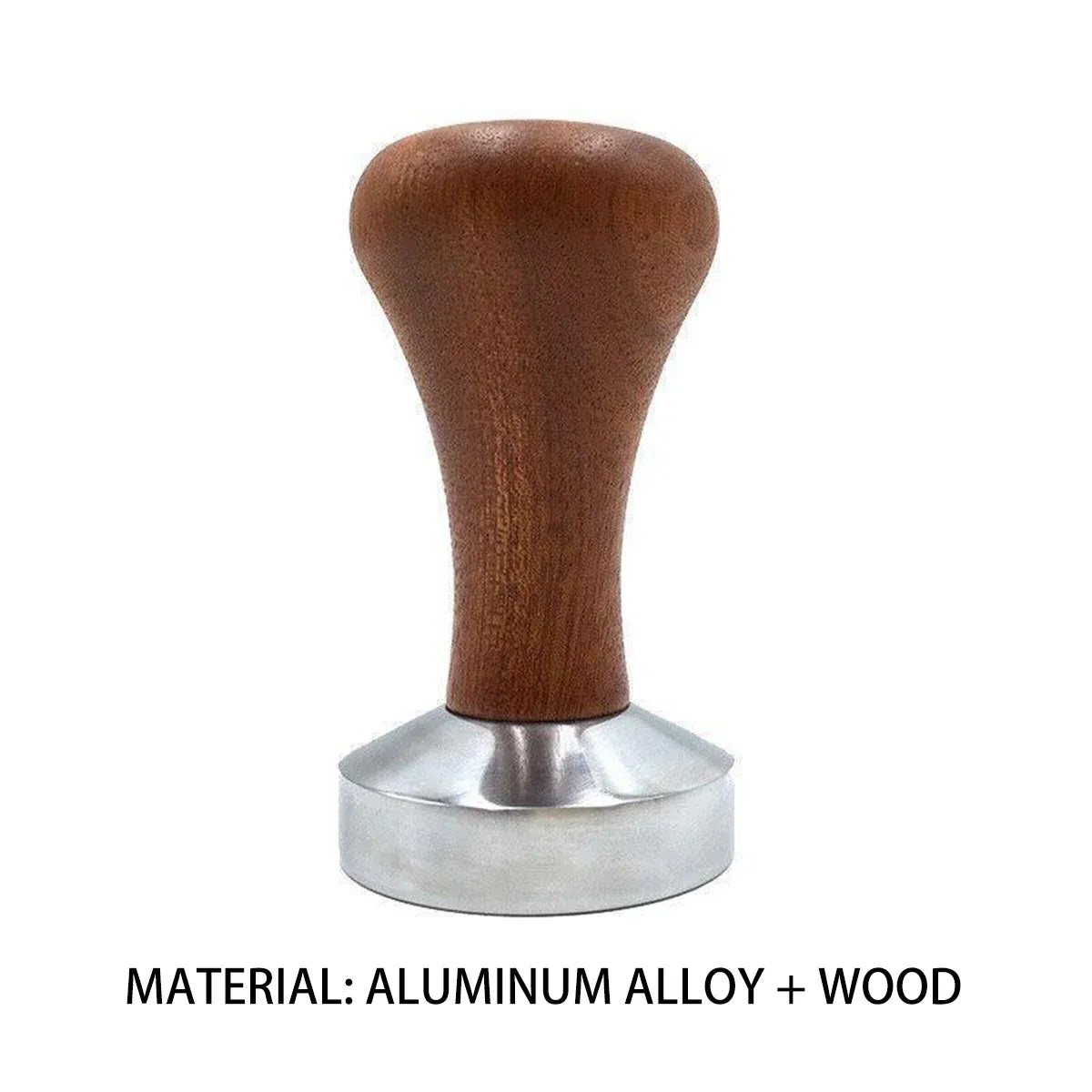 51mm Coffee Tamper Aluminum Alloy Base Wooden Handle for Espresso Machine V528-COFFEEGRINDER-51MM-78094