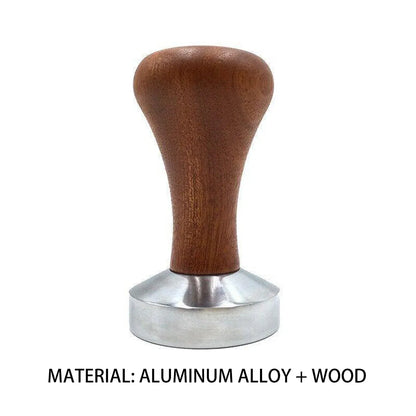 51mm Coffee Tamper Aluminum Alloy Base Wooden Handle for Espresso Machine V528-COFFEEGRINDER-51MM-78094