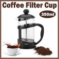 350ml French Press Coffee Maker Hand Press Tea Brewer with Filter V528-COFFEEMAKER-B-350ML-475251