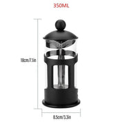 350ml French Press Coffee Maker Hand Press Tea Brewer with Filter V528-COFFEEMAKER-B-350ML-475251