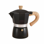 Portable Coffee Maker Wood Grain Handle Outdoor Manual Espresso Machine Camping - Black-300ml V528-COFFEEMAKER-BLACK-300ML-824598