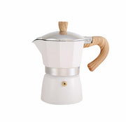 Portable Coffee Maker Wood Grain Handle Outdoor Manual Espresso Machine Camping - Blue-150ml V528-COFFEEMAKER-BLUE-150ML-959797