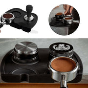 Double Slot Silicone Coffee Tamper Mat | Non-Slip Corner Tamping Pad 21x15x4cm V528-COFFEEMATS-L-44191
