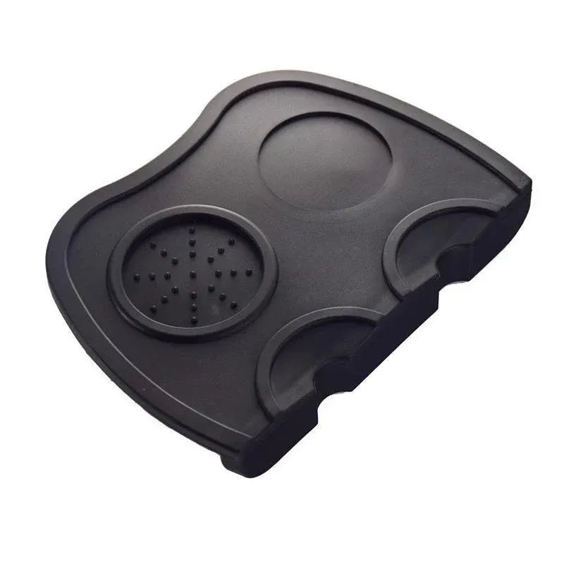 Double Slot Silicone Coffee Tamper Mat | Non-Slip Corner Tamping Pad 21x15x4cm V528-COFFEEMATS-L-44191