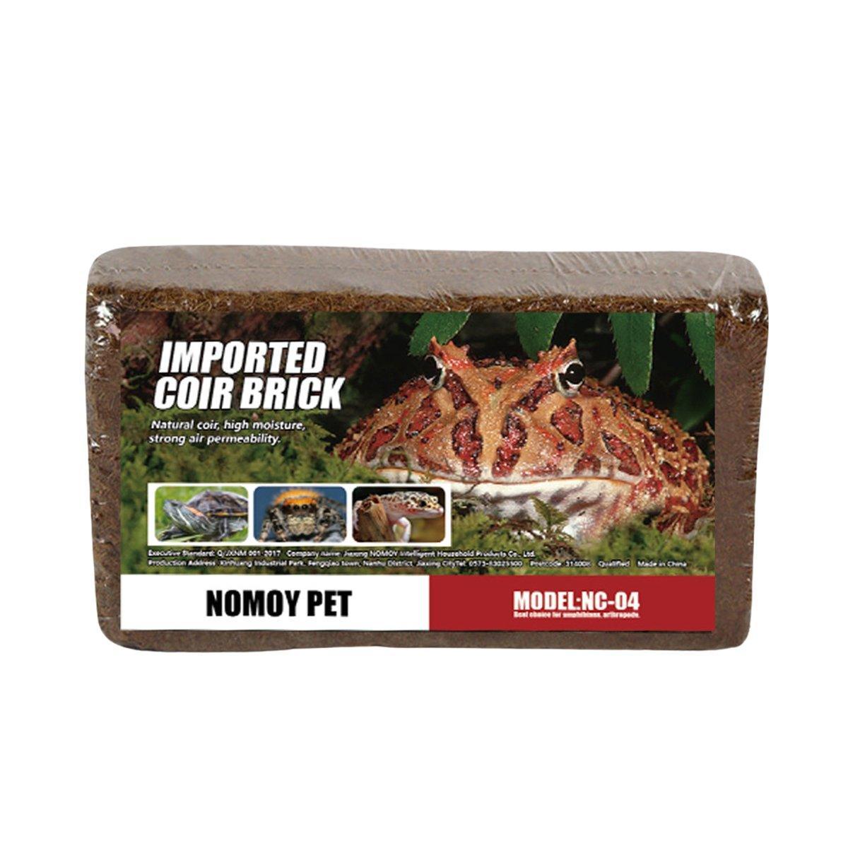 Natural Coconut Fibre Reptile Bedding Brick 650g Substrate for Tortoise Snake Spider V528-COIR-BRICK-925397