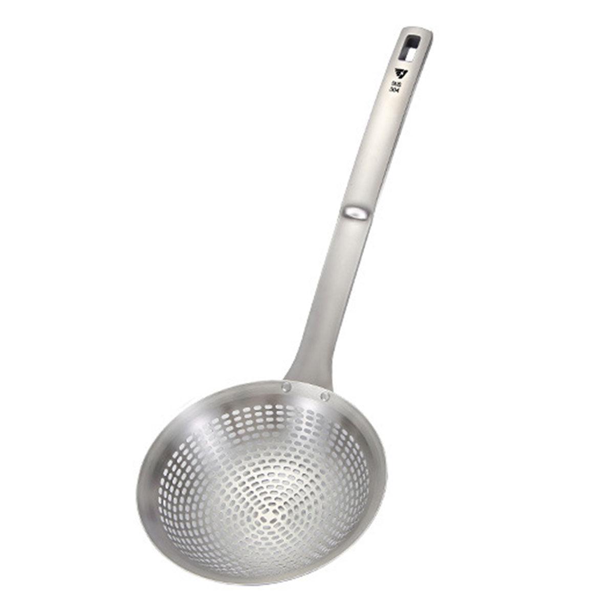 Stainless Steel Colander Spoon Kitchen Strainer Tool for Pasta Rice Vegetable V528-COLANDER-14CM-778265