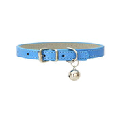 Adjustable PU Leather Cat Collar with Bell Breakaway Buckle 9 Colours - Green V528-COLLAR-GREEN-67905