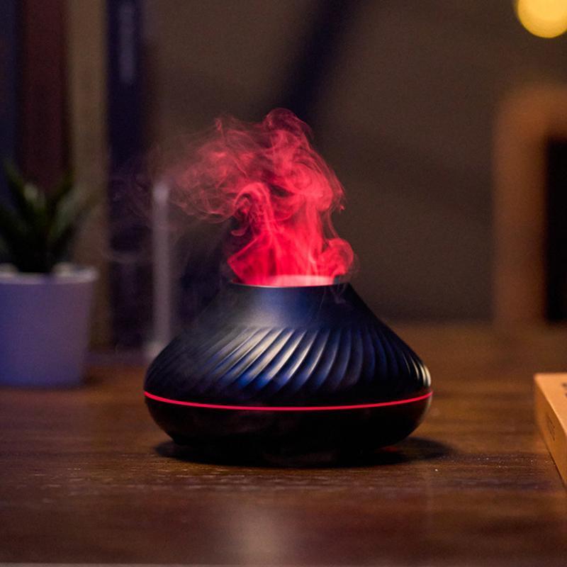 Flame Essential Oil Diffuser,Air Diffuser,Ultrasonic Aromatherapy Air Humidifier V528-COLORFULHUMIDIFIER-567248
