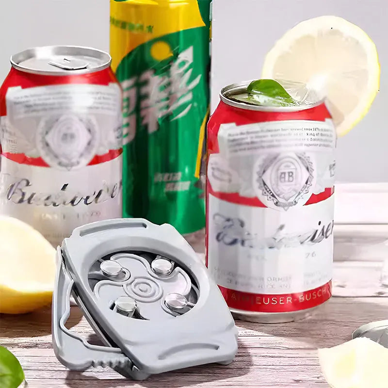 Topless Can Opener Manual Kitchen Tool for Beer Soda and Tin Bottles - Black V528-COLOUR-BLACK32648