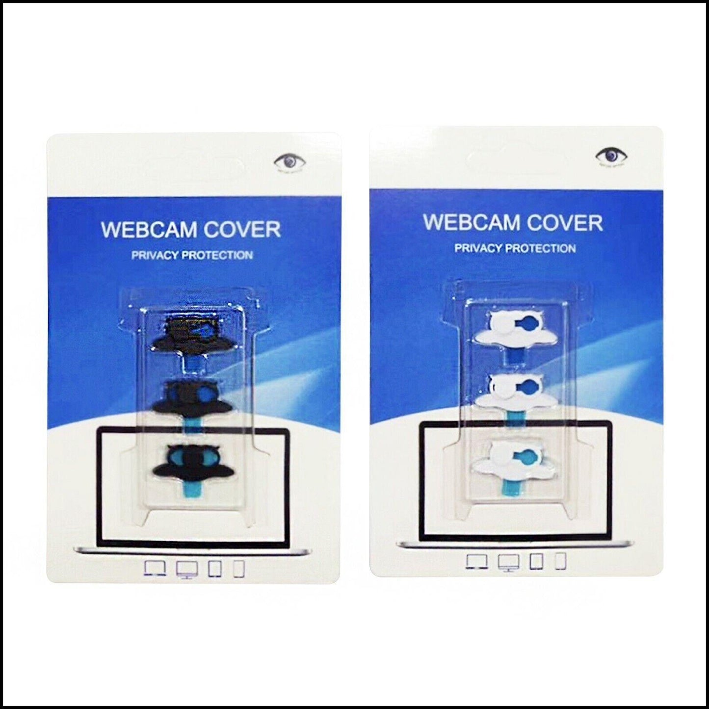 3PCS Webcam Cover Slide Ultra Thin Camera Privacy Protection for Laptop Phone - Black 3 PCS V528-COLOUR-BLACK3PCS96934