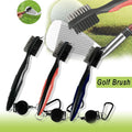 Golf Cleaning Brush Retractable Stock Color Groove Cleaner With Reel Club Ball - Black V528-COLOUR-BLACK46168