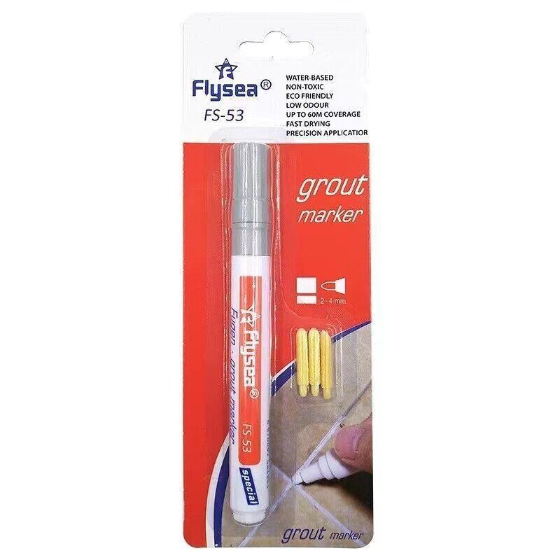 Tile Styling Pen Bathroom Floor Waterproof And Mildew Grout Marker Repair Pens - Black V528-COLOUR-BLACK79889