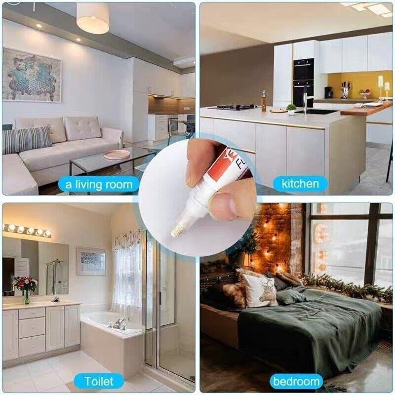Tile Styling Pen Bathroom Floor Waterproof And Mildew Grout Marker Repair Pens - Black V528-COLOUR-BLACK79889