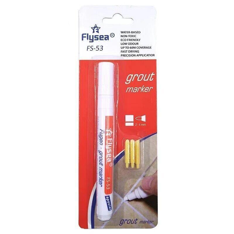 Tile Styling Pen Bathroom Floor Waterproof And Mildew Grout Marker Repair Pens - Black V528-COLOUR-BLACK79889