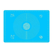 Blue Reusable Non-Stick Silicone Rolling Dough Mat Cake Pastry Baking Fondant Sheet - 40*30cm V528-COLOUR-BLUE-SIZE-40-30CM49237