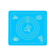 Blue Reusable Non-Stick Silicone Rolling Dough Mat Cake Pastry Baking Fondant Sheet - 40*30cm V528-COLOUR-BLUE-SIZE-40-30CM49237