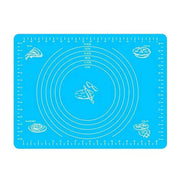 Blue Reusable Non-Stick Silicone Rolling Dough Mat Cake Pastry Baking Fondant Sheet - 64*45cm V528-COLOUR-BLUE-SIZE-64-45CM23538