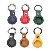 For Apple Airtag Leather Case Cover Air Tag Keychain Holder Sleeve Shell Tracker - Blue V528-COLOUR-BLUE18410