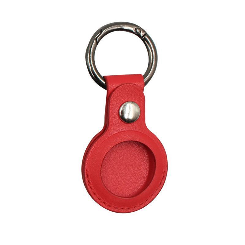 For Apple Airtag Leather Case Cover Air Tag Keychain Holder Sleeve Shell Tracker - Blue V528-COLOUR-BLUE18410