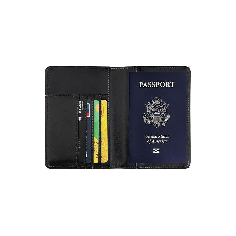 RFID Passport Holder Slim Leather Travel Wallet ID Card Cover Case for Men Women - Blue V528-COLOUR-BLUE32975