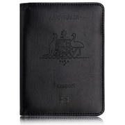 RFID Passport Holder Slim Leather Travel Wallet ID Card Cover Case for Men Women - Blue V528-COLOUR-BLUE32975