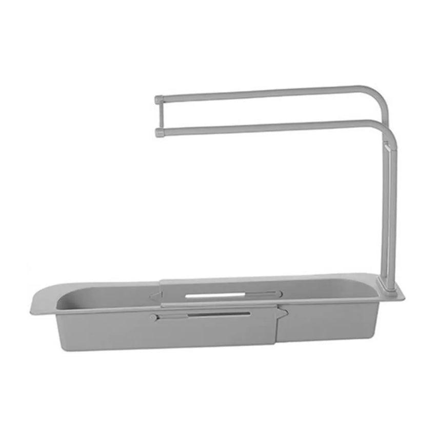 Telescopic Sink Rack Holder Expandable Storage Drain Basket Home Kitchen Kit - Blue V528-COLOUR-BLUE42873