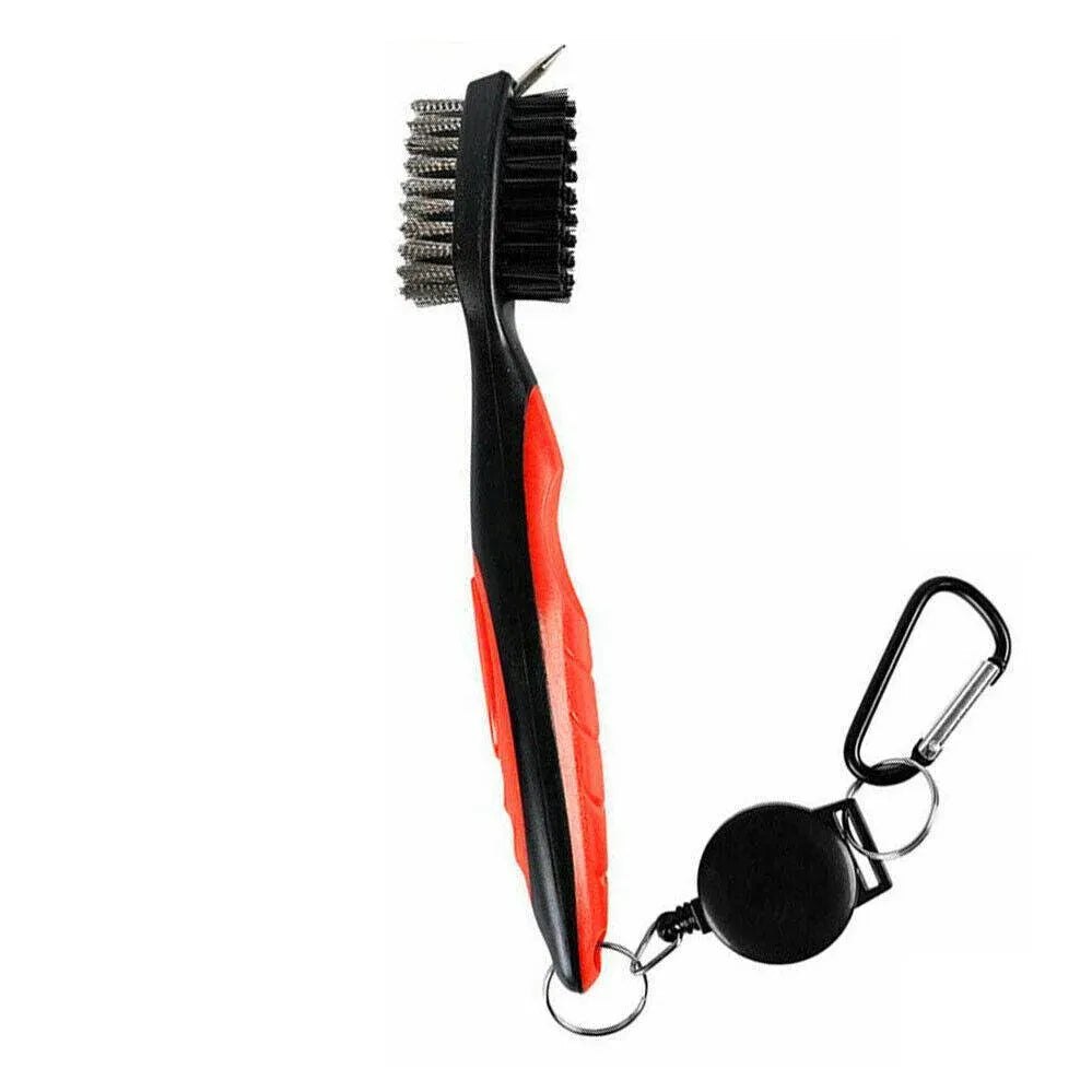 Golf Cleaning Brush Retractable Stock Color Groove Cleaner With Reel Club Ball - Blue V528-COLOUR-BLUE97129
