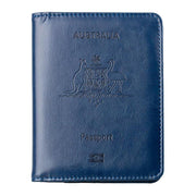 RFID Passport Holder Slim Leather Travel Wallet ID Card Cover Case for Men Women - Brown V528-COLOUR-BROWN37077