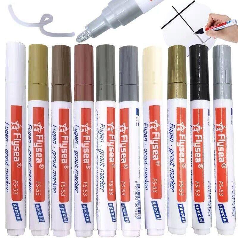 Tile Styling Pen Bathroom Floor Waterproof And Mildew Grout Marker Repair Pens - Dark Grey V528-COLOUR-DARKGREY89072