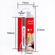 Tile Styling Pen Bathroom Floor Waterproof And Mildew Grout Marker Repair Pens - Dark Grey V528-COLOUR-DARKGREY89072