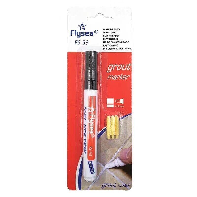 Tile Styling Pen Bathroom Floor Waterproof And Mildew Grout Marker Repair Pens - Dark Grey V528-COLOUR-DARKGREY89072
