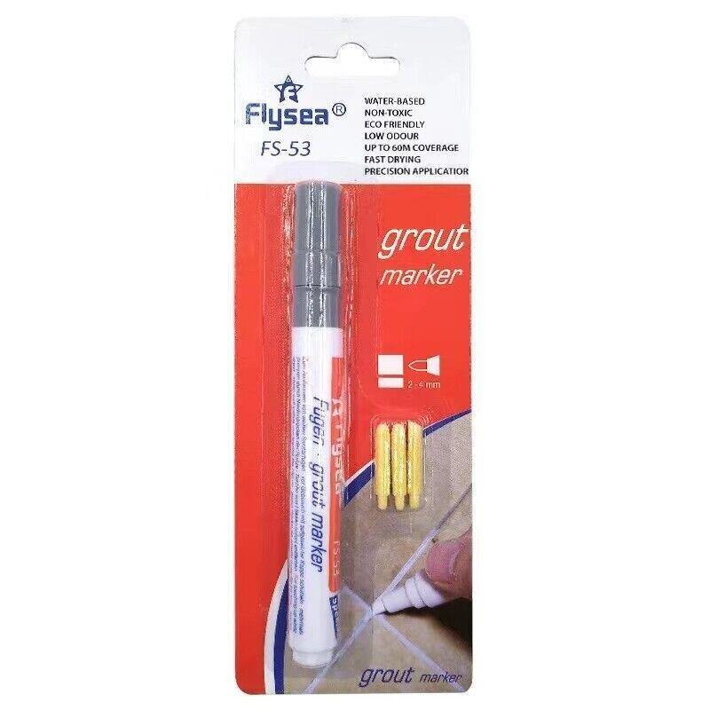 Tile Styling Pen Bathroom Floor Waterproof And Mildew Grout Marker Repair Pens - Dark Grey V528-COLOUR-DARKGREY89072