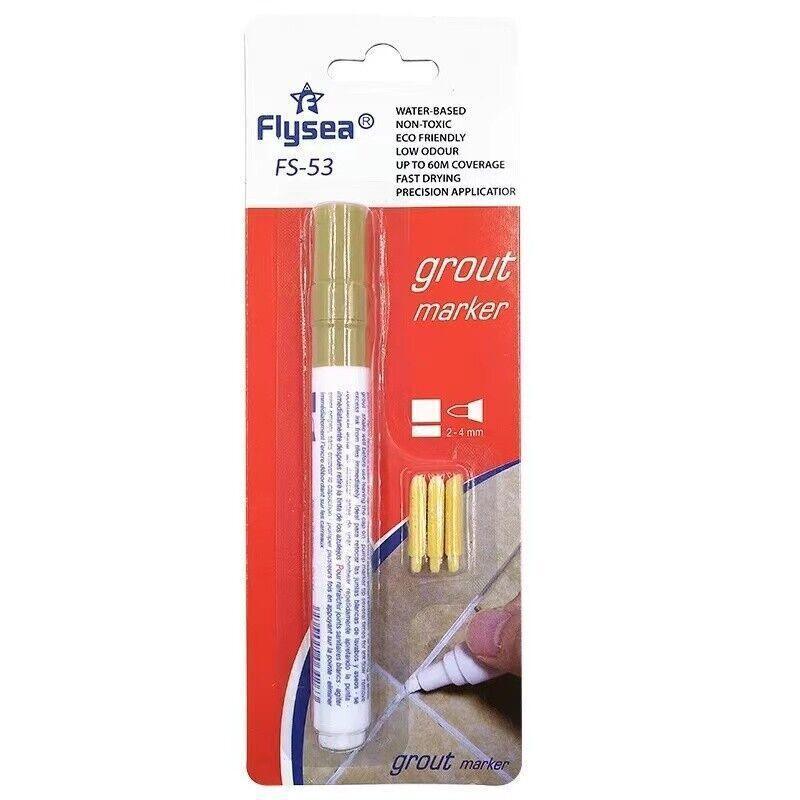 Tile Styling Pen Bathroom Floor Waterproof And Mildew Grout Marker Repair Pens - Dark Grey V528-COLOUR-DARKGREY89072