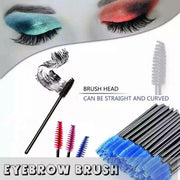50X Disposable Mascara Wands Eyelash Brushes Applicator Lash Extension Brush - gold+pink V528-COLOUR-GOLDPINK-QTY-5052231
