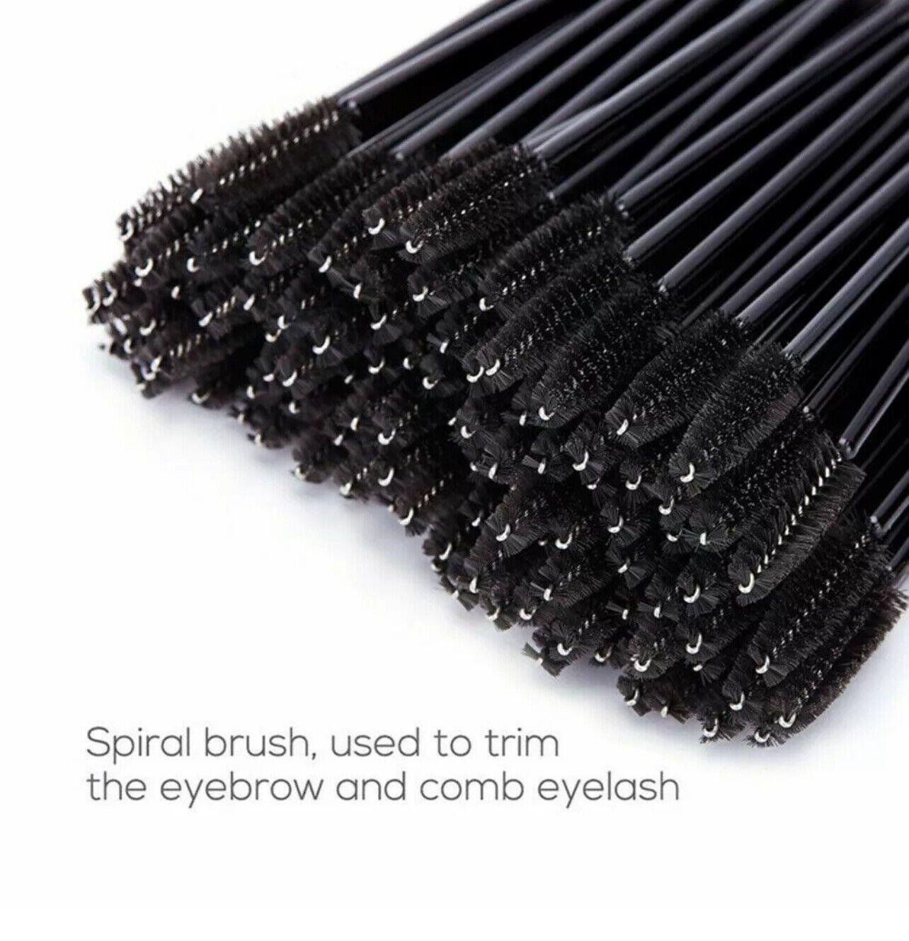 50X Disposable Mascara Wands Eyelash Brushes Applicator Lash Extension Brush - gold+pink V528-COLOUR-GOLDPINK-QTY-5052231
