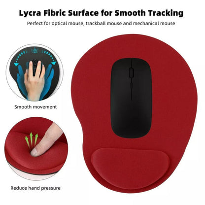 Comfort Mouse Pad with Built In Wrist Support Non Slip Ergonomic Mice Mat - Green V528-COLOUR-GREEN43117