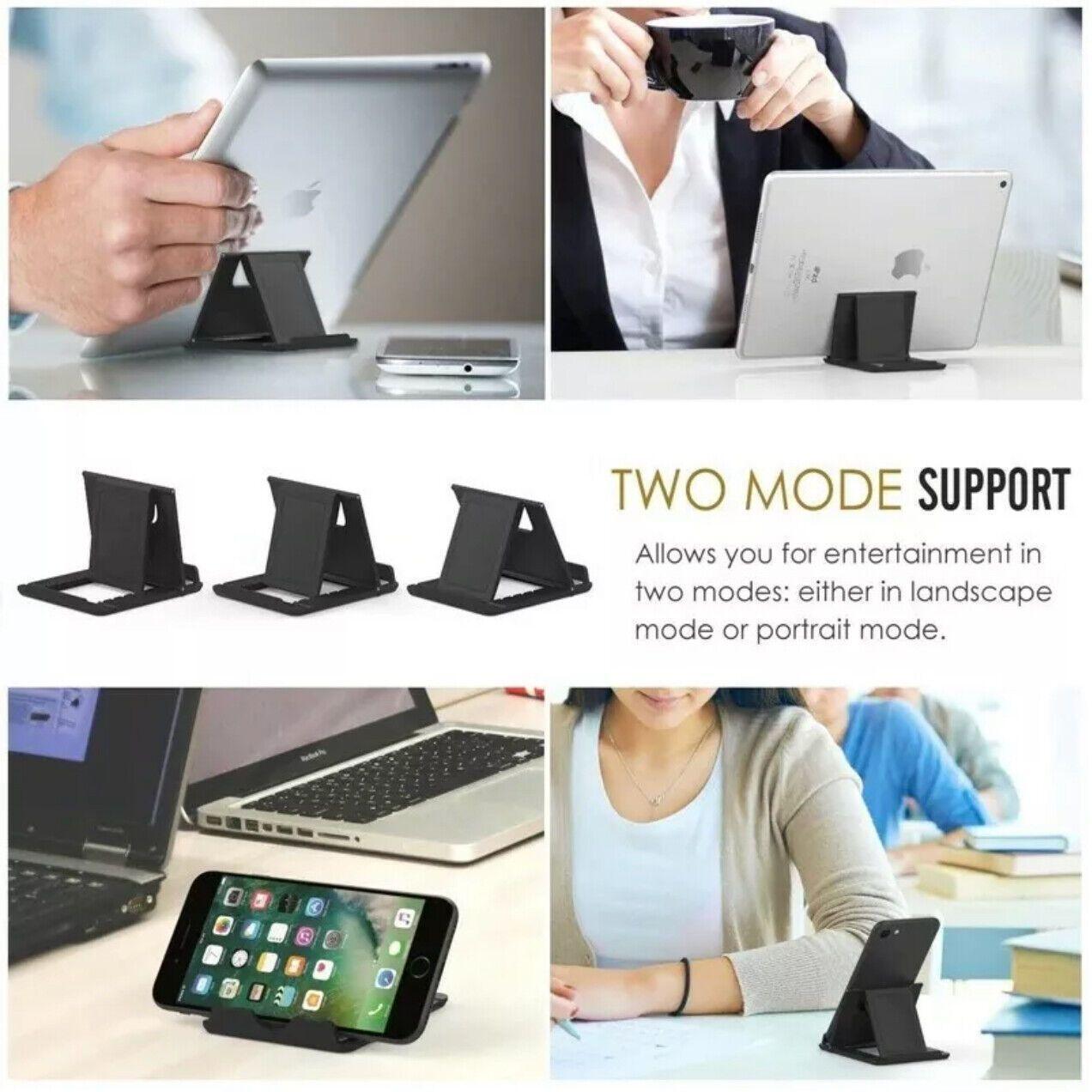Universal Foldable Tablet and Phone Stand Adjustable Portable Desk Holder - Green V528-COLOUR-GREEN80909