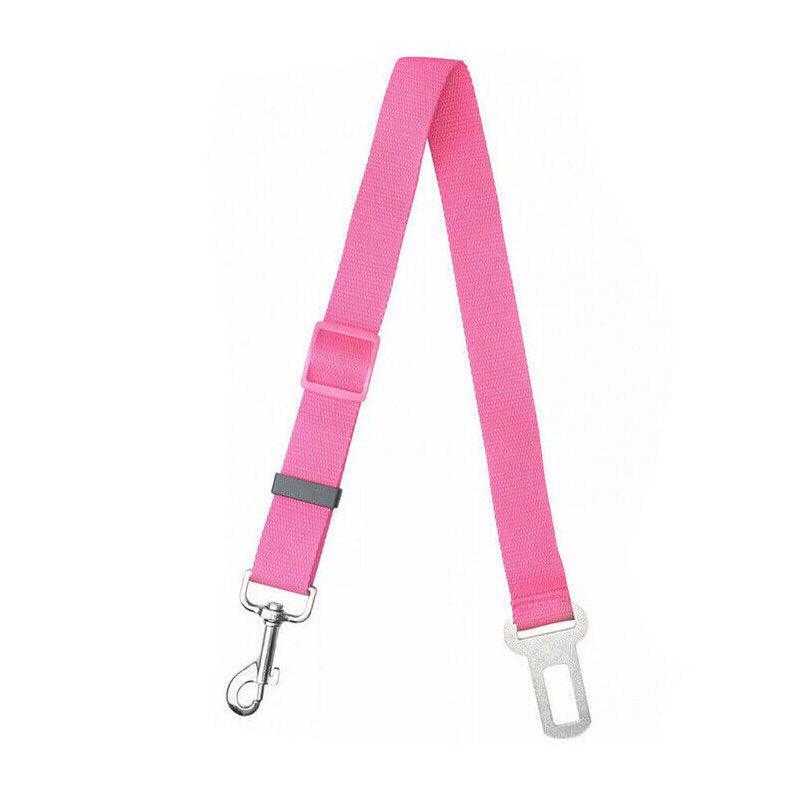 Adjustable Pet Harness Lead for Car Travel with Clip Attachment Nylon Restraint Strap - Green V528-COLOUR-GREEN86853