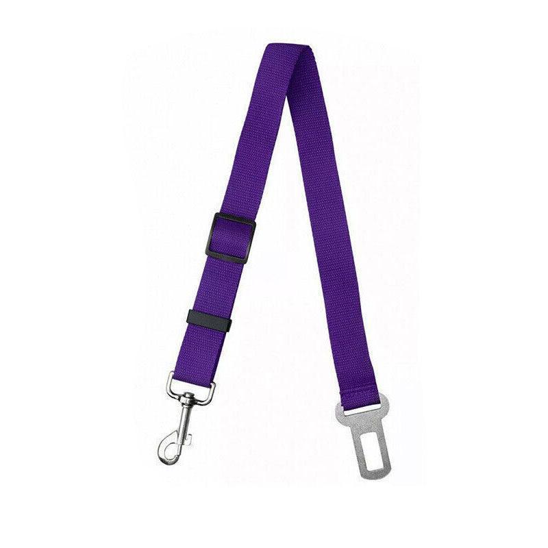 Adjustable Pet Harness Lead for Car Travel with Clip Attachment Nylon Restraint Strap - Green V528-COLOUR-GREEN86853