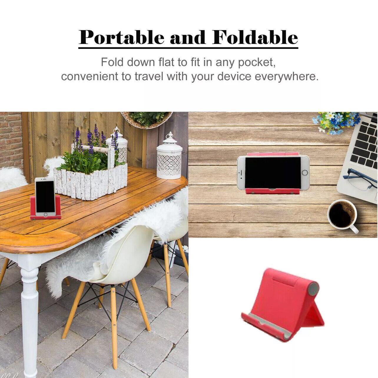 Desk Stand Holder for Mobile Phone Tablet iPad iPhone Samsung Universal Mount - Green V528-COLOUR-GREEN90632
