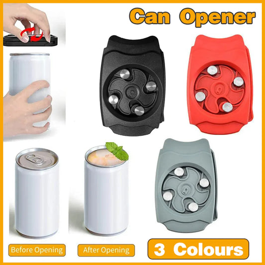 Topless Can Opener Manual Kitchen Tool for Beer Soda and Tin Bottles - Grey V528-COLOUR-GREY56336