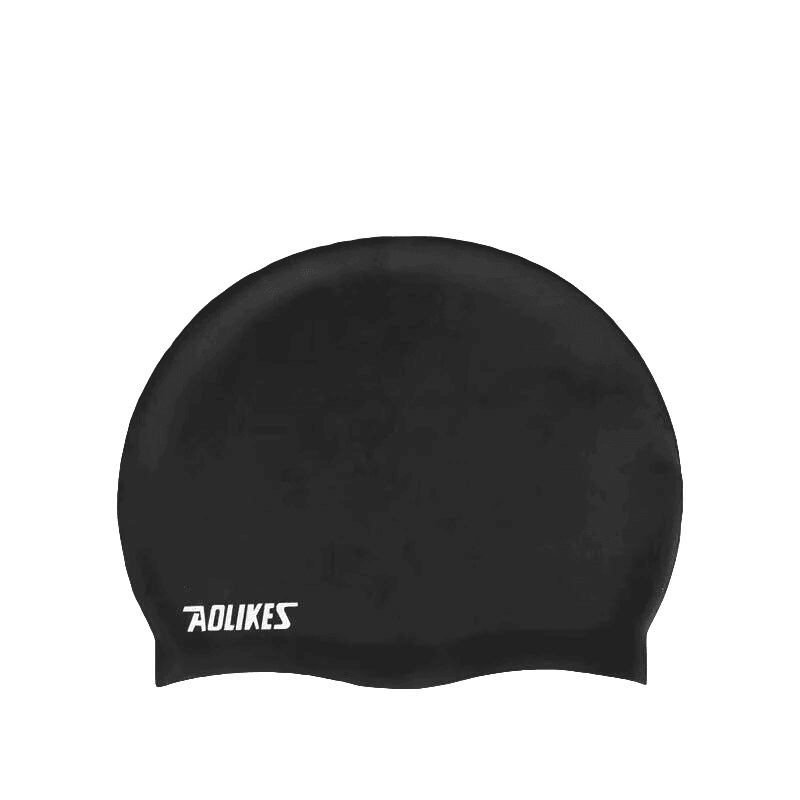 Aolikes Silicone Swimming Cap Waterproof Unisex Swim Hat for Men and Women - Grey V528-COLOUR-GREY86706