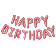 40Cm 3D Happy Birthday Letters Balloons Inflating Foil Banner Bunting Celebrate - Light Blue V528-COLOUR-LIGHTBLUE97617