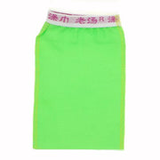 5 Pcs Towel Exfoliating Bath Washcloth Viscose Scrub Mitten Towel - Orange *5 PCS V528-COLOUR-ORANGE-5PCS36615