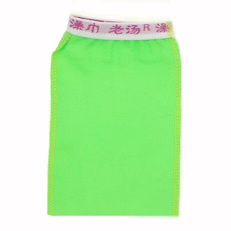 5 Pcs Towel Exfoliating Bath Washcloth Viscose Scrub Mitten Towel - Orange *5 PCS V528-COLOUR-ORANGE-5PCS36615