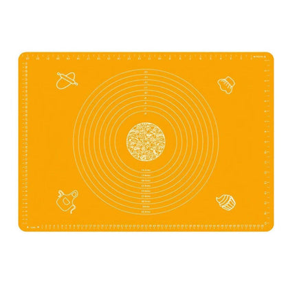 Orange Reusable Non-Stick Silicone Rolling Dough Mat Cake Pastry Baking Fondant Sheet - 40*30cm V528-COLOUR-ORANGE-SIZE-40-30CM34698